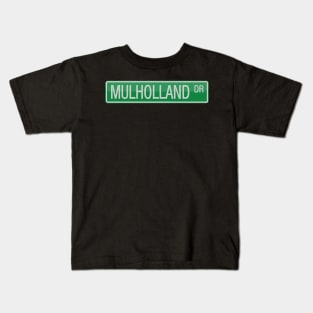 Mulholland Drive Street Sign T-shirt Kids T-Shirt